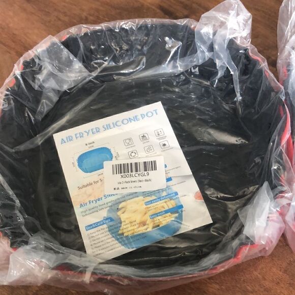 Air Fryer Silicone Pot/liners-4 total-Factory sealed - Picture 6 of 8